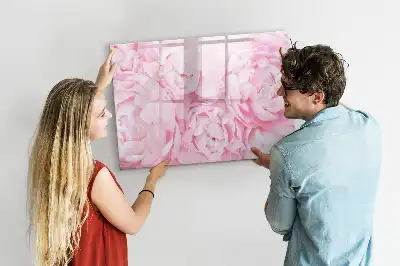 Magnetisk rittavla med blommotiv