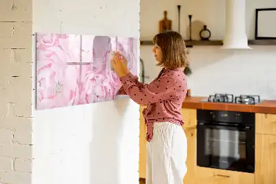 Magnetisk rittavla med blommotiv