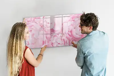 Magnetisk rittavla med blommotiv
