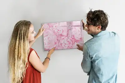 Magnetisk rittavla med blommotiv