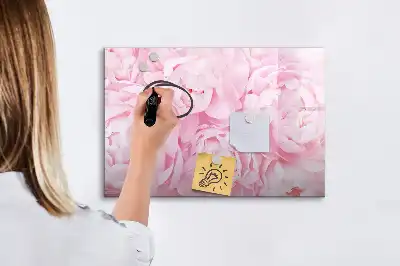 Magnetisk rittavla med blommotiv