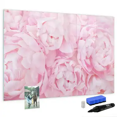 Magnetisk rittavla med blommotiv