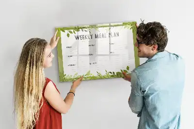 Magnetisk rittavla för veckomeny