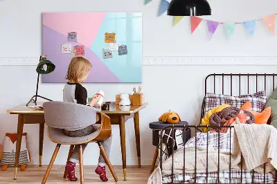 Magnetisk tavla med penna pastellmönstrad