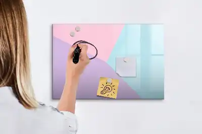 Magnetisk tavla med penna pastellmönstrad