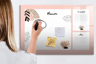 Magnetisk rittavla för anteckningar i planeraren
