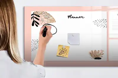 Magnetisk rittavla för anteckningar i planeraren