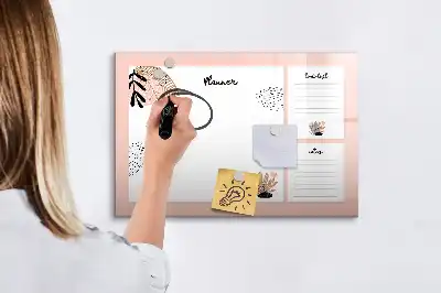 Magnetisk rittavla för anteckningar i planeraren