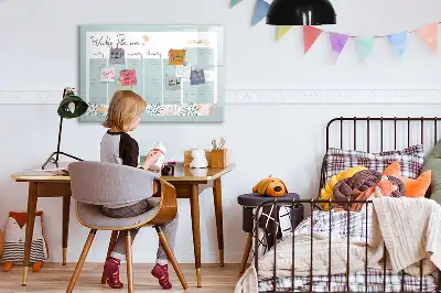 Veckoschema magnetisk med penna