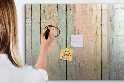 Magnetisk skrivtavla med penna färgglad design