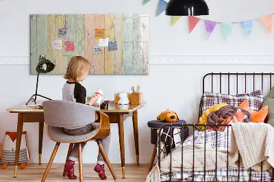 Magnetisk skrivtavla med penna färgglad design