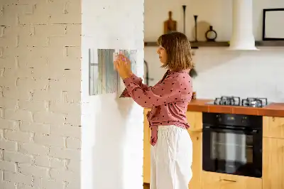 Magnetisk skrivtavla med penna färgglad design