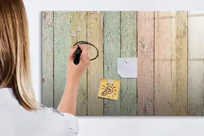 Magnetisk skrivtavla med penna färgglad design