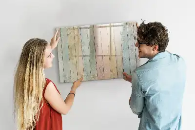 Magnetisk skrivtavla med penna färgglad design