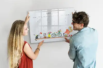 Veckoplanerare magnetisk rittavla