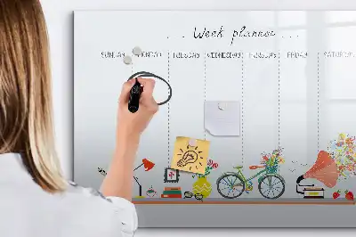 Veckoplanerare magnetisk rittavla