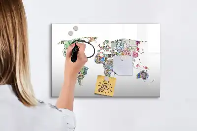 Magnetisk rittavla i form av en sedel