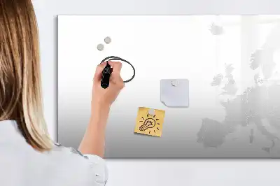 Europakarta magnetisk tavla med penna