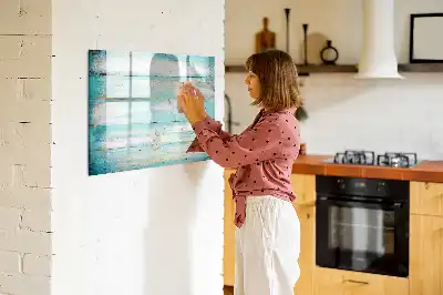 Magnetisk rittavla i blått utförande