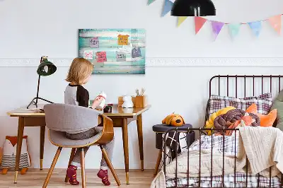 Magnetisk rittavla i blått utförande