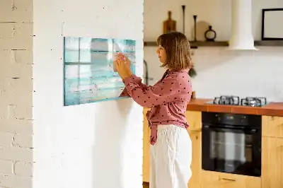 Magnetisk rittavla i blått utförande