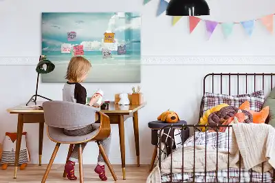 Magnetisk rittavla med motiv av havslandskap