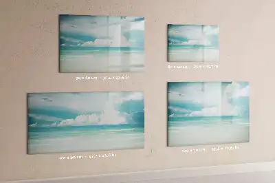 Magnetisk rittavla med motiv av havslandskap