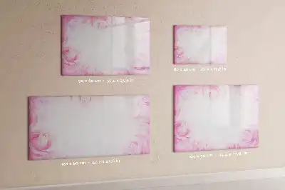 Magnetisk tavla med penna rosabstraktion