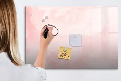 Magnetisk rittavla med motiv av utsprungna rosor