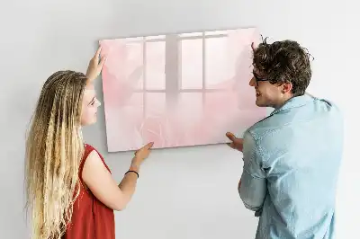 Magnetisk rittavla med motiv av utsprungna rosor