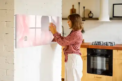 Magnetisk rittavla med motiv av utsprungna rosor
