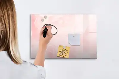 Magnetisk rittavla med motiv av utsprungna rosor