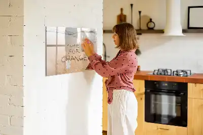 Magnetisk tavla med penna motiv med strandcitat