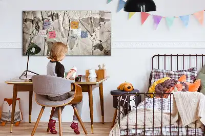 Magnetisk rittavla med världskartamönster
