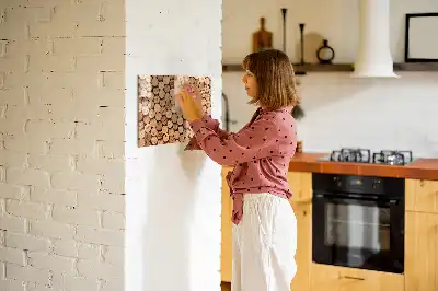 Magnetisk rittavla trävinkorkar