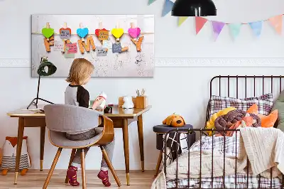 Magnetisk rittavla för familjeanteckningar