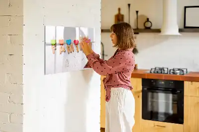 Magnetisk rittavla för familjeanteckningar