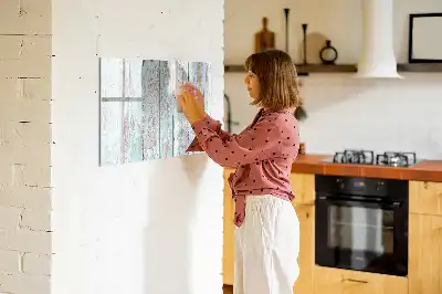 Magnetisk rittavla i pastellfärgat trä