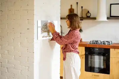 Magnetisk rittavla i form av ett gammalt släktträd