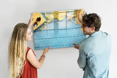 Magnetisk tavla med penna strandtillbehör