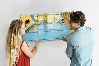 Magnetisk tavla med penna strandtillbehör