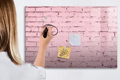 Magnetisk rittavla med tegelväggsmönster