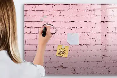 Magnetisk rittavla med tegelväggsmönster