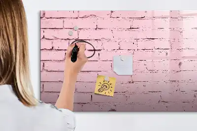 Magnetisk rittavla med tegelväggsmönster