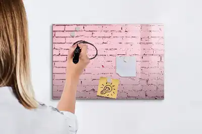 Magnetisk rittavla med tegelväggsmönster