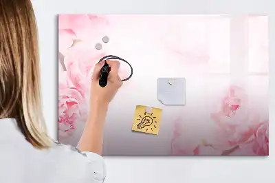 Magnetisk rittavla med blommotiv