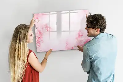 Magnetisk rittavla med blommotiv