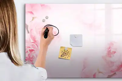 Magnetisk rittavla med blommotiv