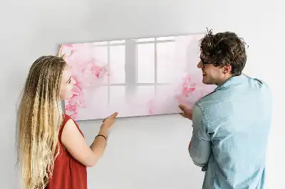 Magnetisk rittavla med blommotiv