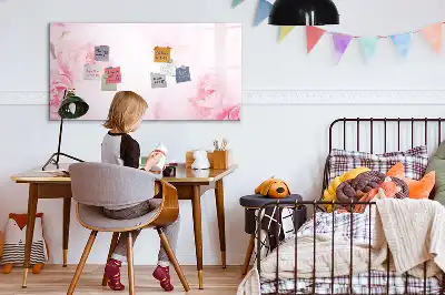 Magnetisk rittavla med blommotiv
